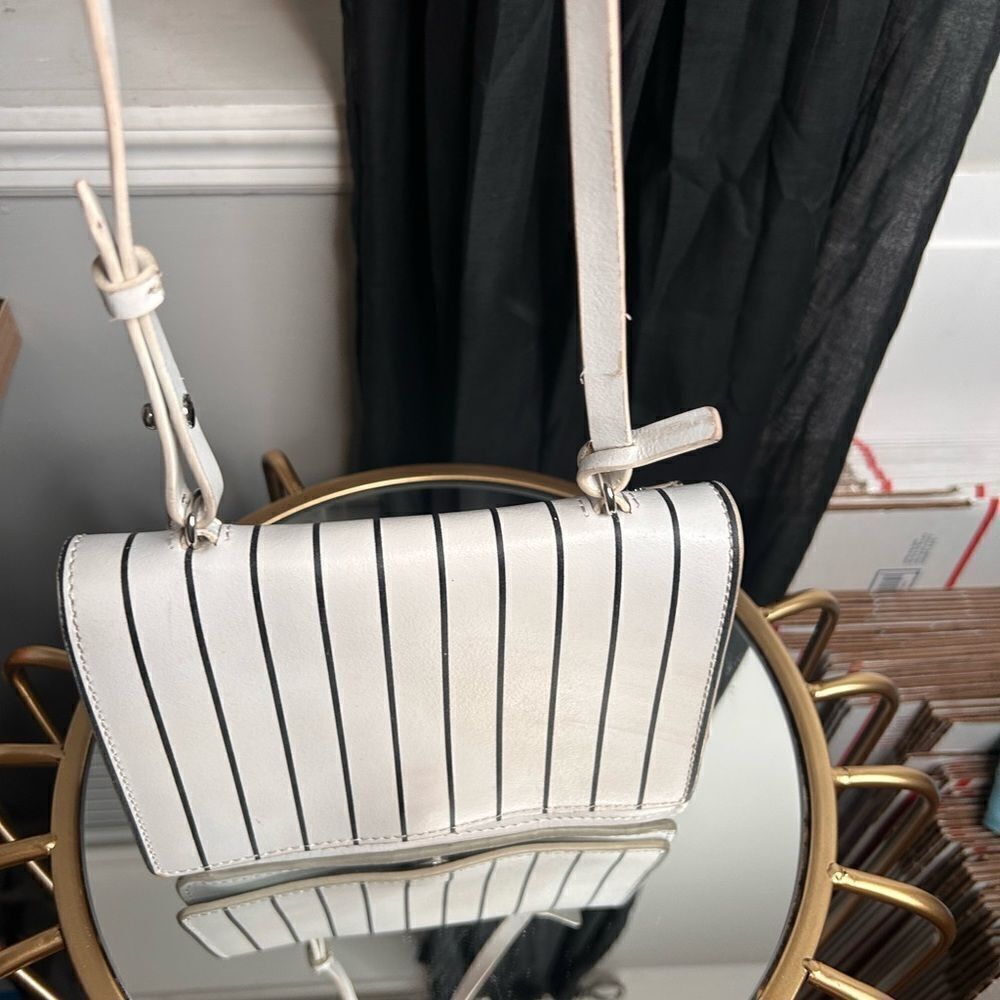 Zara Striped Crossbody Bag - Picture 2 of 7